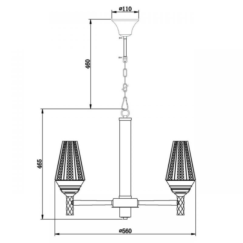 Люстра Ribbed Chandelier Люстра Ribbed Chandelier в Орле
