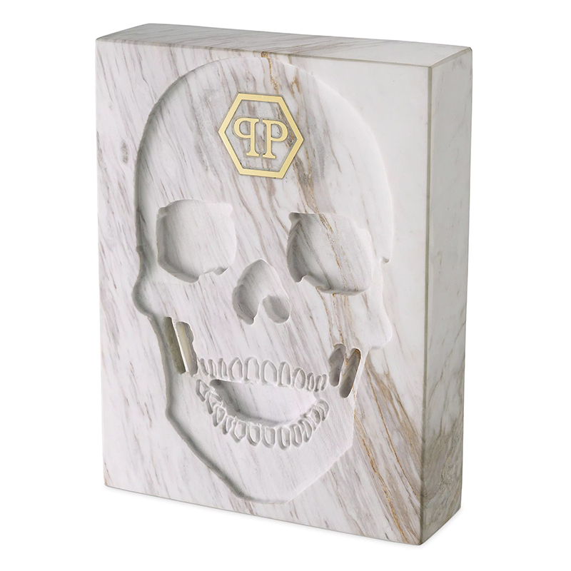 Статуэтка Philipp Plein Marble Skull book Белый Мрамор Bianco Статуэтка Philipp Plein Marble Skull book Белый Мрамор Bianco в Орле | Loft Concept
