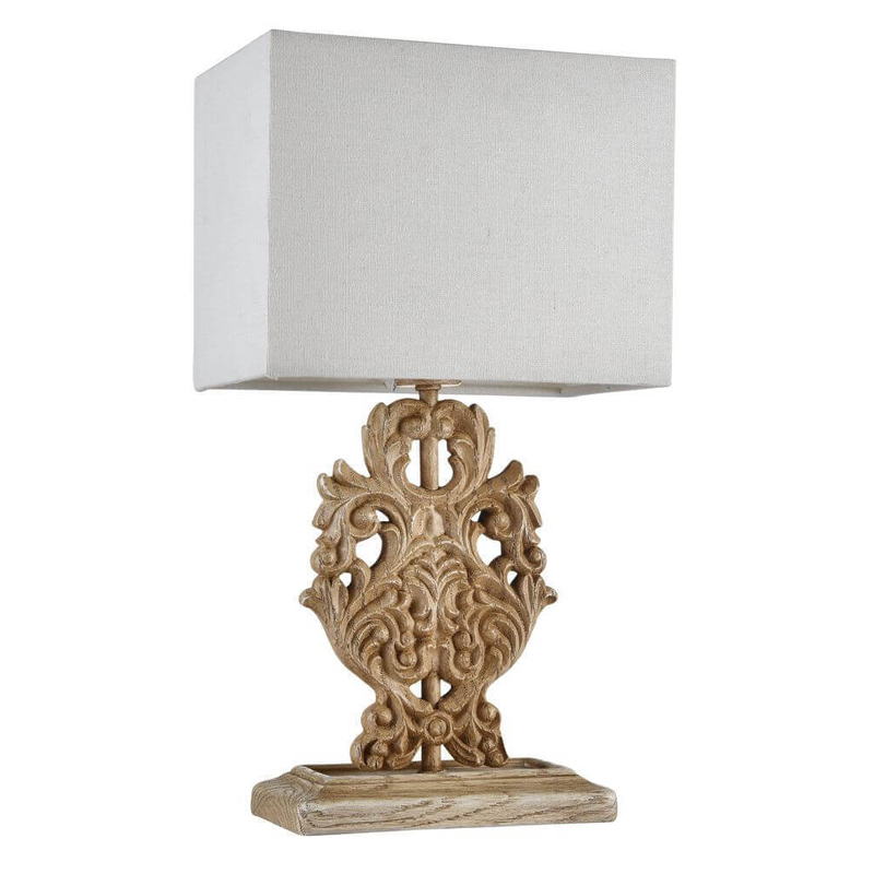 Настольная лампа Agueta Light Table Lamp Белый Бежевый Настольная лампа Agueta Light Table Lamp Белый Бежевый в Орле | Loft Concept