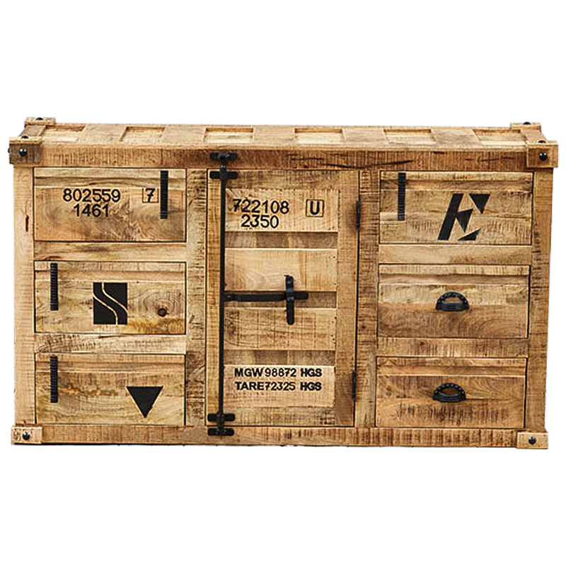 Комод деревянный в стиле Лофт Wooden Loft Box Commode Древесина Комод деревянный в стиле Лофт Wooden Loft Box Commode Древесина в Орле | Loft Concept