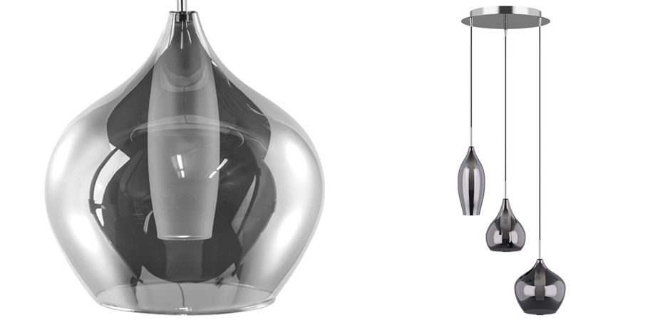 Люстра Candiano Smoke Triple Люстра Candiano Smoke Triple - Loft-Concept в Орле