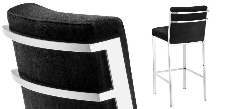 Барный стул Eichholtz Bar Stool Scott Steel Барный стул Eichholtz Bar Stool Scott Steel - Loft-Concept в Орле