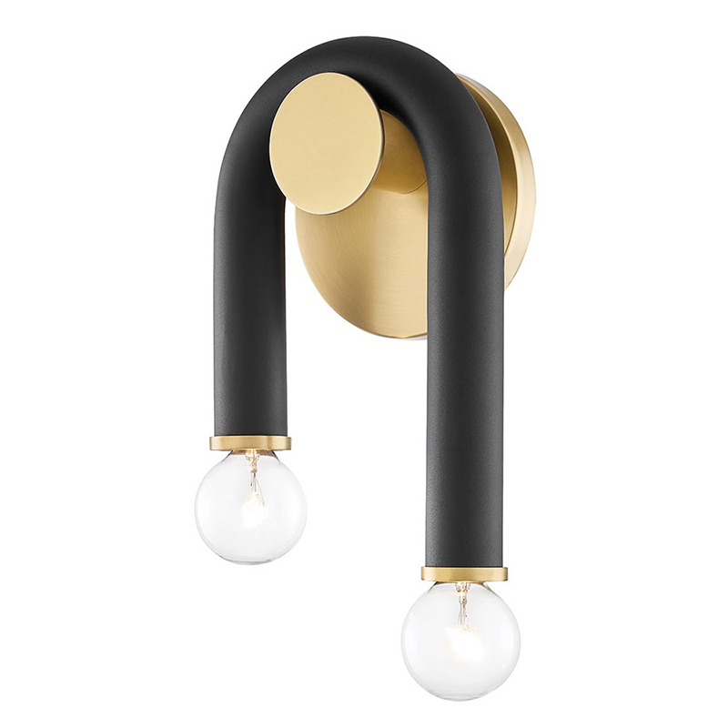 Бра Paulson floppy wall sconce gold Черный Золотой Бра Paulson floppy wall sconce gold Черный Золотой в Орле | Loft Concept