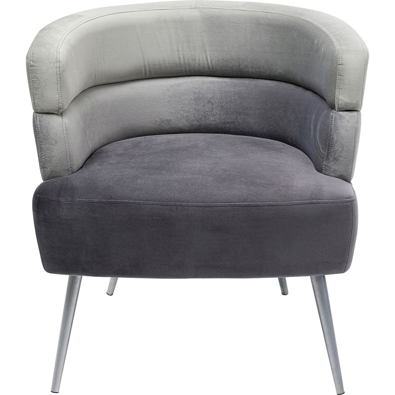 Кресло Gray Velvet Superposition Серый Кресло Gray Velvet Superposition Серый в Орле | Loft Concept