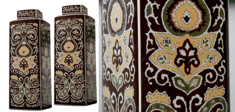Ваза Brown ornament Ваза Brown ornament - Loft-Concept в Орле
