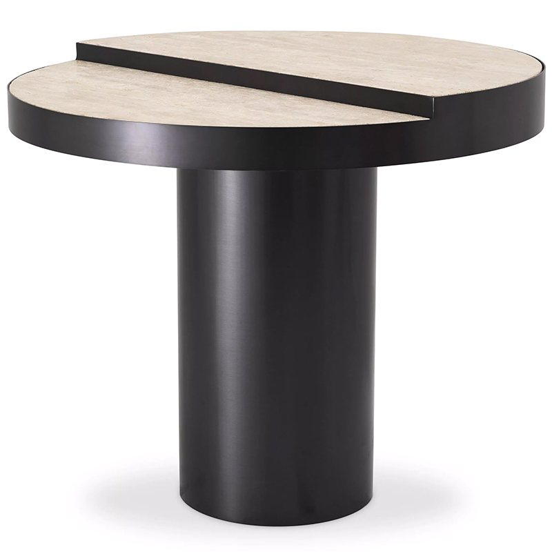 Приставной столик Eichholtz Side Table Excelsior Черный Песочный Приставной столик Eichholtz Side Table Excelsior Черный Песочный в Орле | Loft Concept