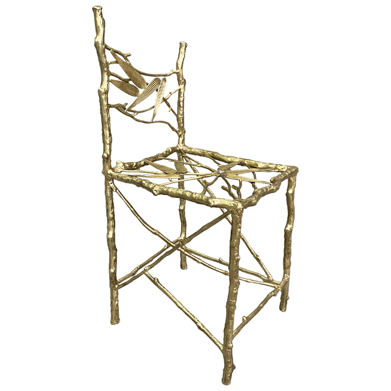 Стул Golden Bamboo Chair Золотой Стул Golden Bamboo Chair Золотой в Орле | Loft Concept
