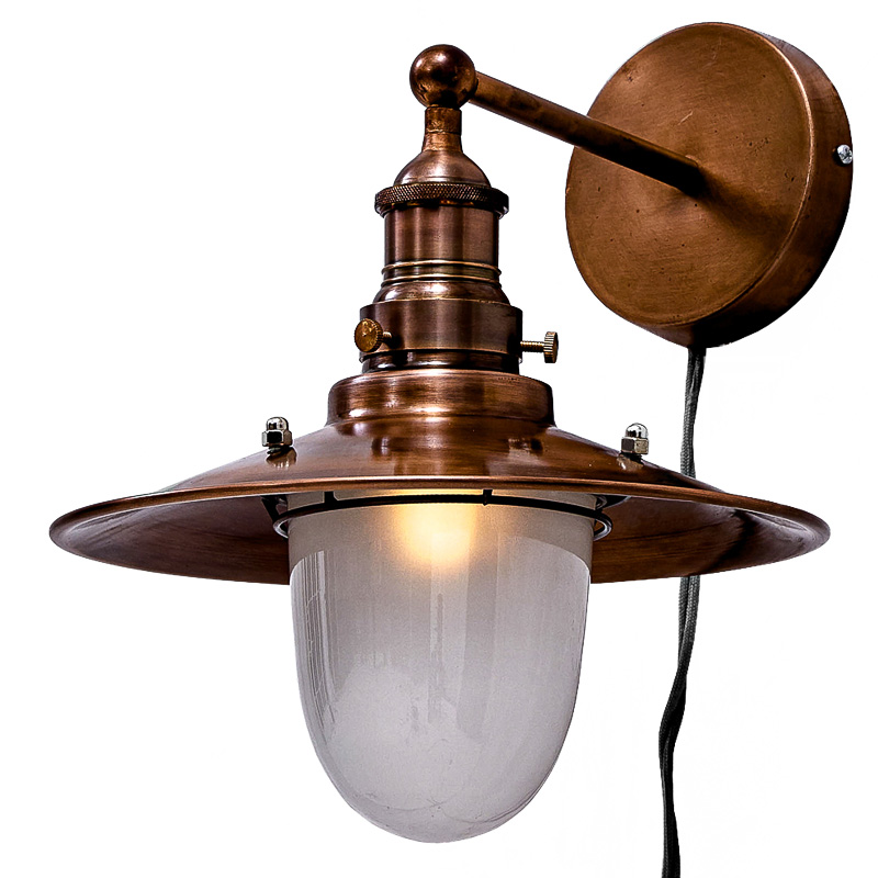 Бра Lantern Loft Sconces Белый Винтажная Медь Бра Lantern Loft Sconces Белый Винтажная Медь в Орле | Loft Concept