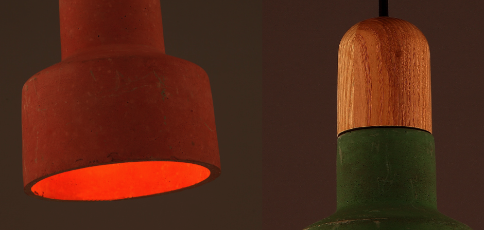 Подвесной светильник Art Concrete Wooden Cope Подвесной светильник Art Concrete Wooden Cope - Loft-Concept в Орле