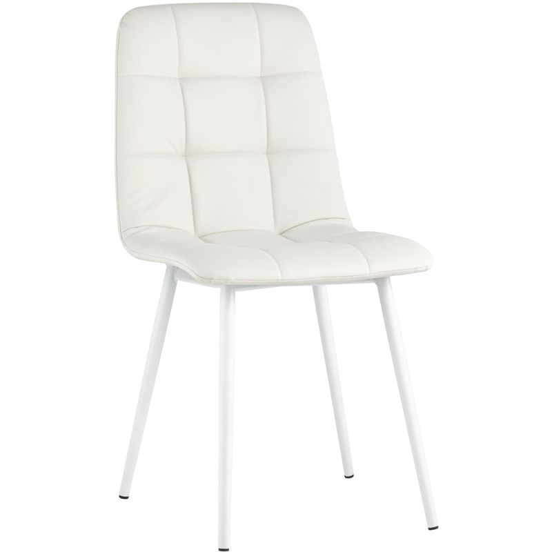 Стул NANCY S Chair Белая Экокожа Белый Стул NANCY S Chair Белая Экокожа Белый в Орле | Loft Concept
