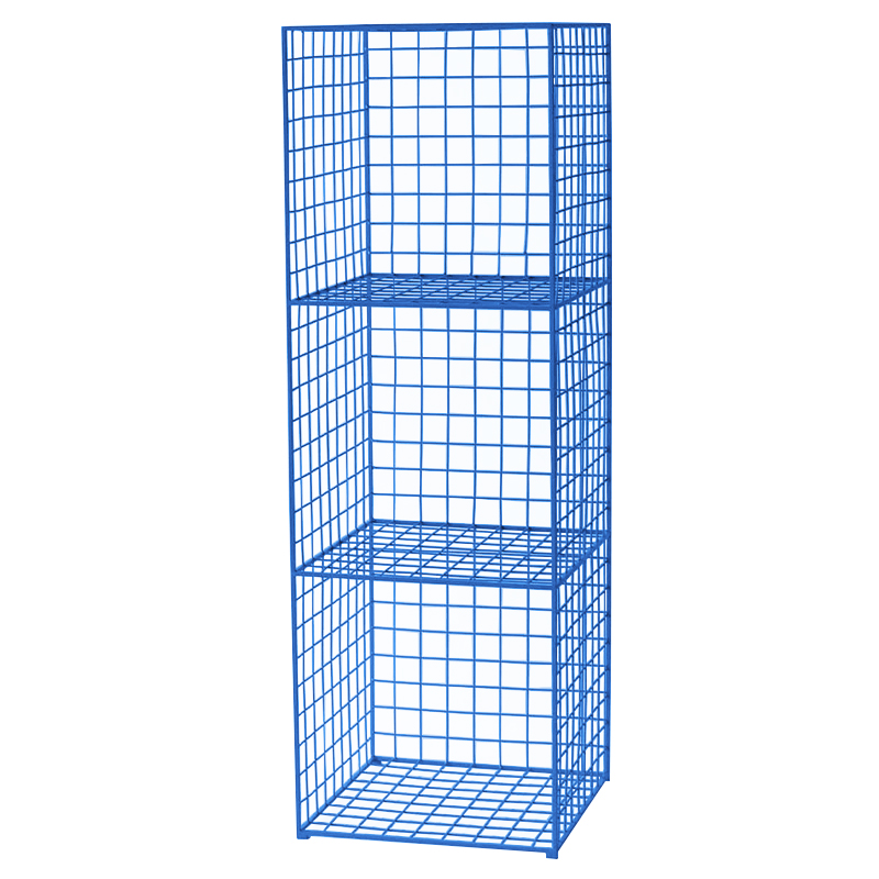 Стеллаж Carney Blue Industrial Metal Rust Rack Синий Стеллаж Carney Blue Industrial Metal Rust Rack Синий в Орле | Loft Concept