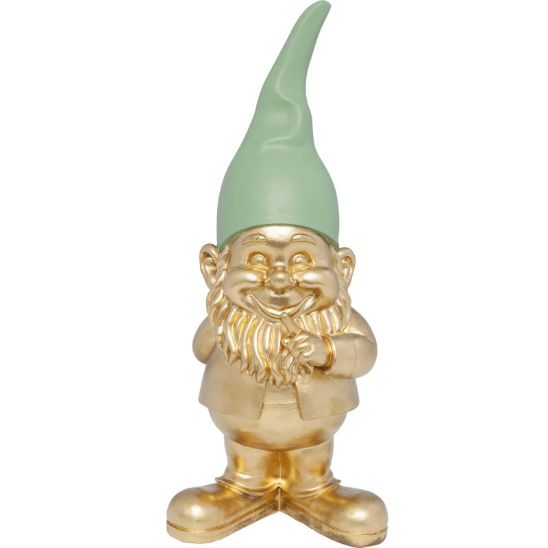 Статуэтка Golden Standing Gnome Золотой Статуэтка Golden Standing Gnome Золотой в Орле | Loft Concept