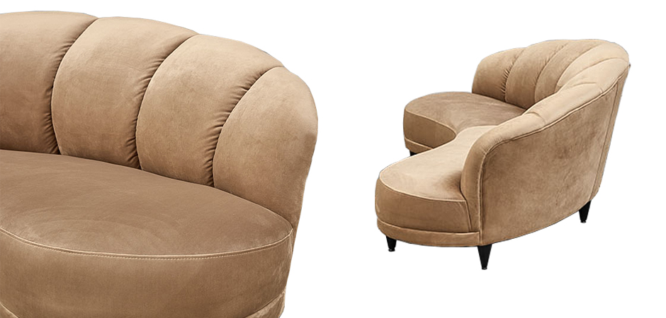 Диван Vanilla Croissant Sofa Диван Vanilla Croissant Sofa - Loft-Concept в Орле
