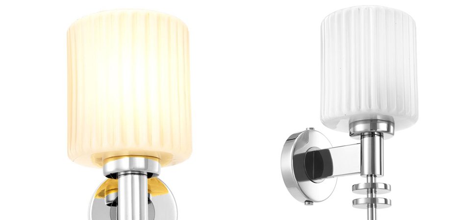 Бра Eichholtz Wall Lamp Ponza Nickel Бра Eichholtz Wall Lamp Ponza Nickel - Loft-Concept в Орле
