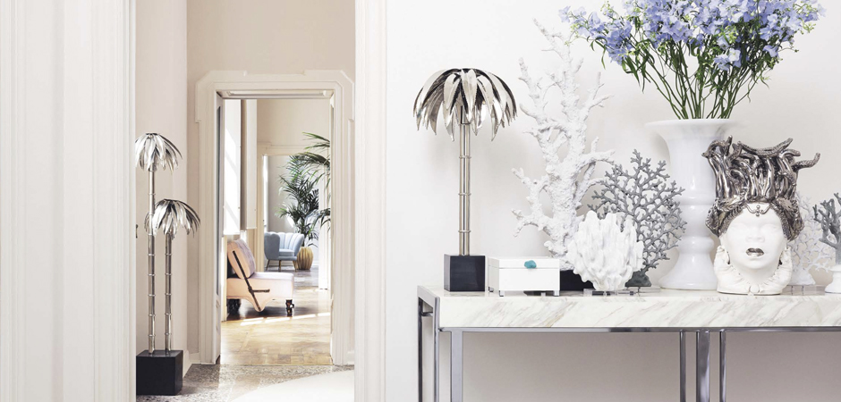 Торшер FLOOR LAMP PALMERY X2 Chromium Торшер FLOOR LAMP PALMERY X2 Chromium - Loft-Concept в Орле