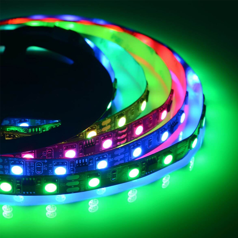 Комплект светодиодной ленты 14,4W/m 60Led/m 5050SMD разноцветный 2M Белый Комплект светодиодной ленты 14,4W/m 60Led/m 5050SMD разноцветный 2M Белый в Орле | Loft Concept