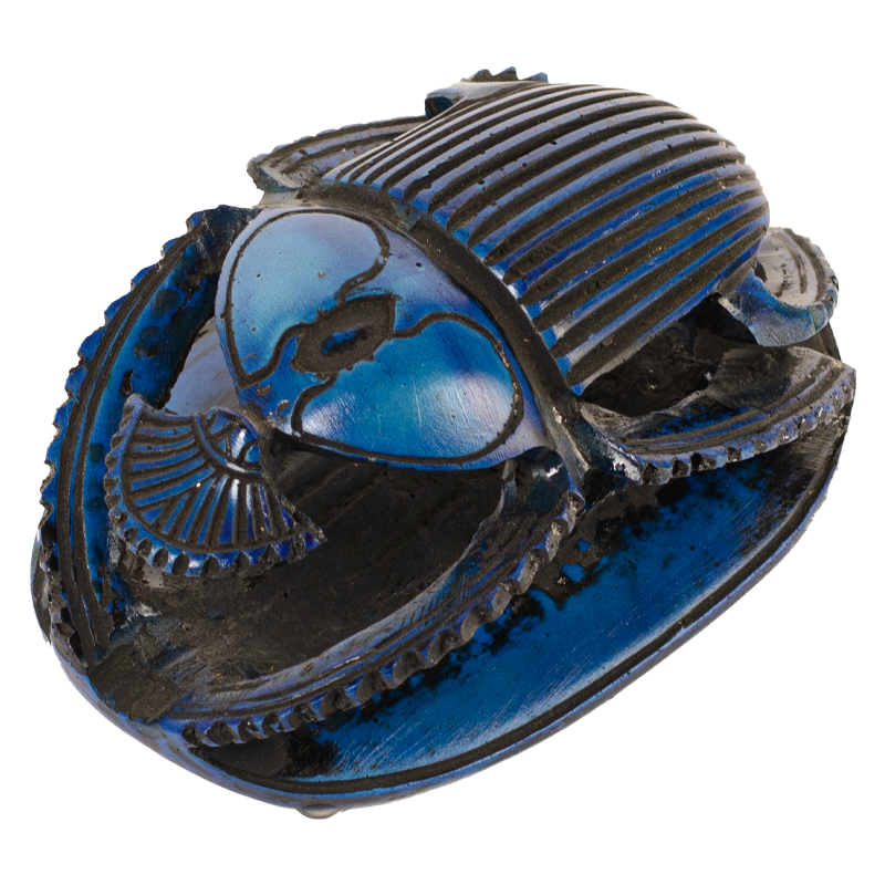 Статуэтка Скарабей Scarab Beetle dark blue Темно-синий Синий Статуэтка Скарабей Scarab Beetle dark blue Темно-синий Синий в Орле | Loft Concept
