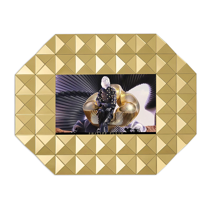 Экран Philipp Plein GOLD STUD NFT L 43 дюйма Золотой Зеркало в Орле | Loft Concept 