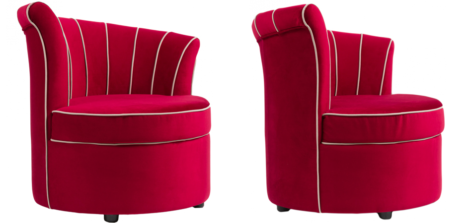 Кресло Curly Backrest Red Кресло Curly Backrest Red - Loft-Concept в Орле