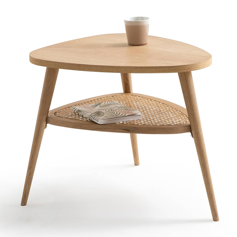 Приставной стол Morten Wicker Side Table 3 legs Светлый дуб в Орле | Loft Concept 