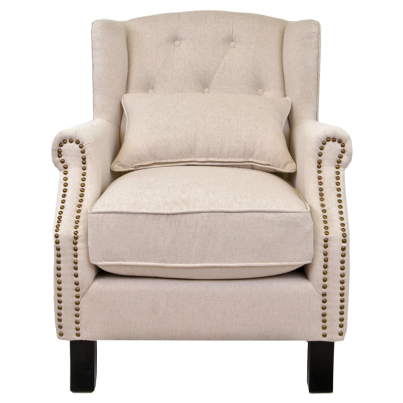 Кресло Henry Armchair beige flax Бежевый Кресло Henry Armchair beige flax Бежевый в Орле | Loft Concept