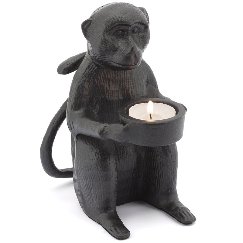 Подсвечник CANDLEHOLDER MONKEY ALLU Черный Подсвечник CANDLEHOLDER MONKEY ALLU Черный в Орле | Loft Concept