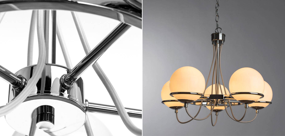 Люстра Melissa Chandelier Chromium 5 Люстра Melissa Chandelier Chromium 5 - Loft-Concept в Орле
