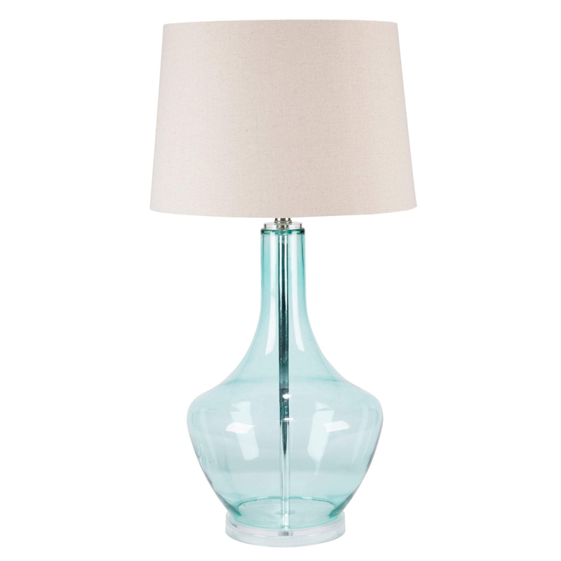 Настольная лампа Fantina Table lamp blue Белый Светло-голубой Настольная лампа Fantina Table lamp blue Белый Светло-голубой в Орле | Loft Concept
