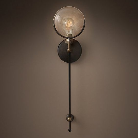 Бра RH Gaslight Lens Sconce 3 Коричневый Бра RH Gaslight Lens Sconce 3 Коричневый в Орле | Loft Concept