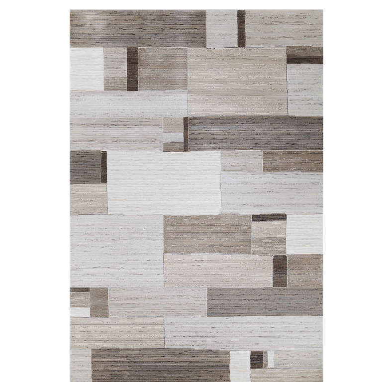 Ковёр синтетический Geometry Tile Бежево-серый Коричневый Ковёр синтетический Geometry Tile Бежево-серый Коричневый в Орле | Loft Concept