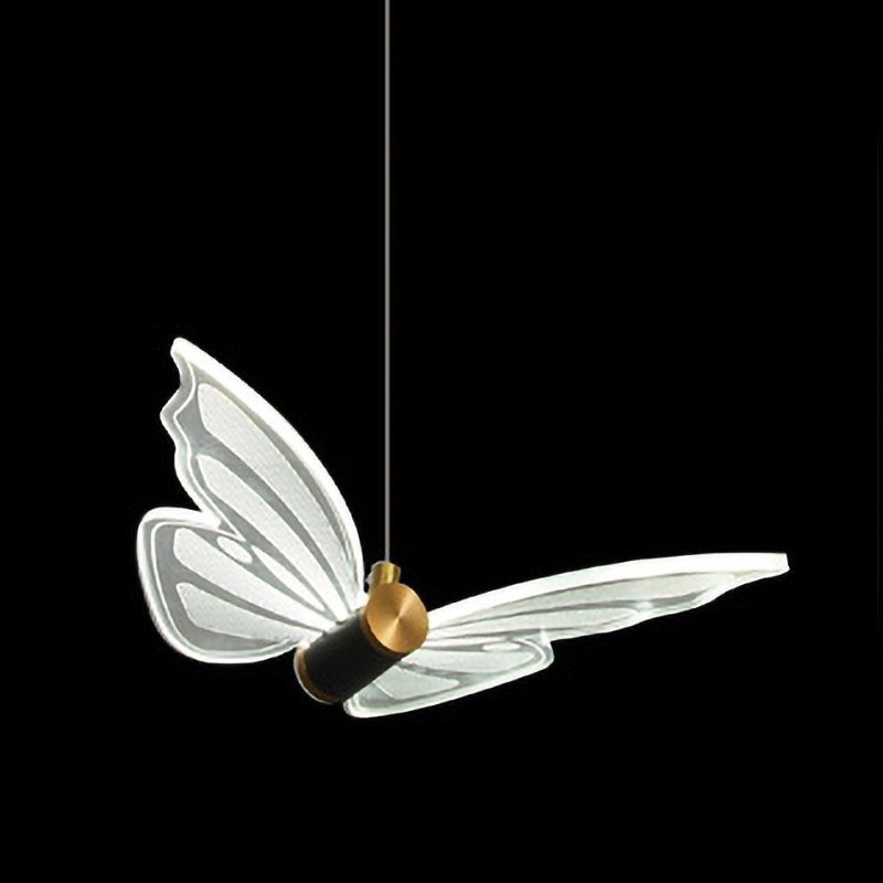 Люстра Glass butterfly chandelier B Глянцевое золото Прозрачный Черный Люстра Glass butterfly chandelier B Глянцевое золото Прозрачный Черный в Орле | Loft Concept