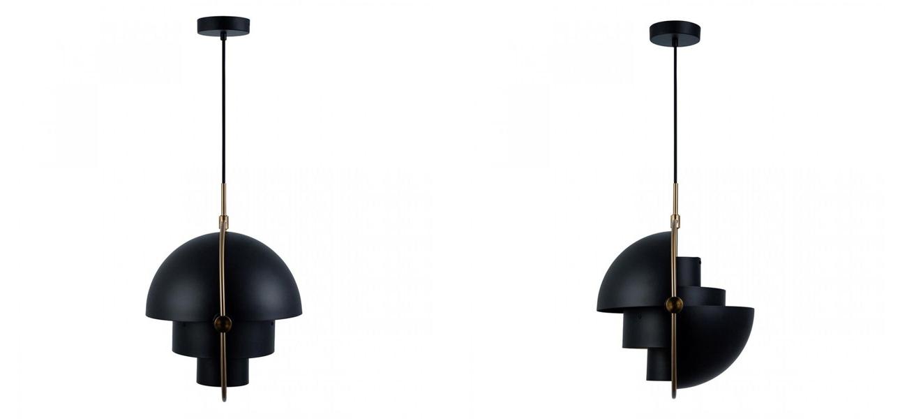 Подвесной светильник Louis Weisdorff Black диаметр 38 - фото №2