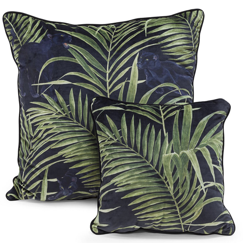 Комплект подушек SET PILLOW ABHIKA black-green Зеленый Черный Комплект подушек SET PILLOW ABHIKA black-green Зеленый Черный в Орле | Loft Concept