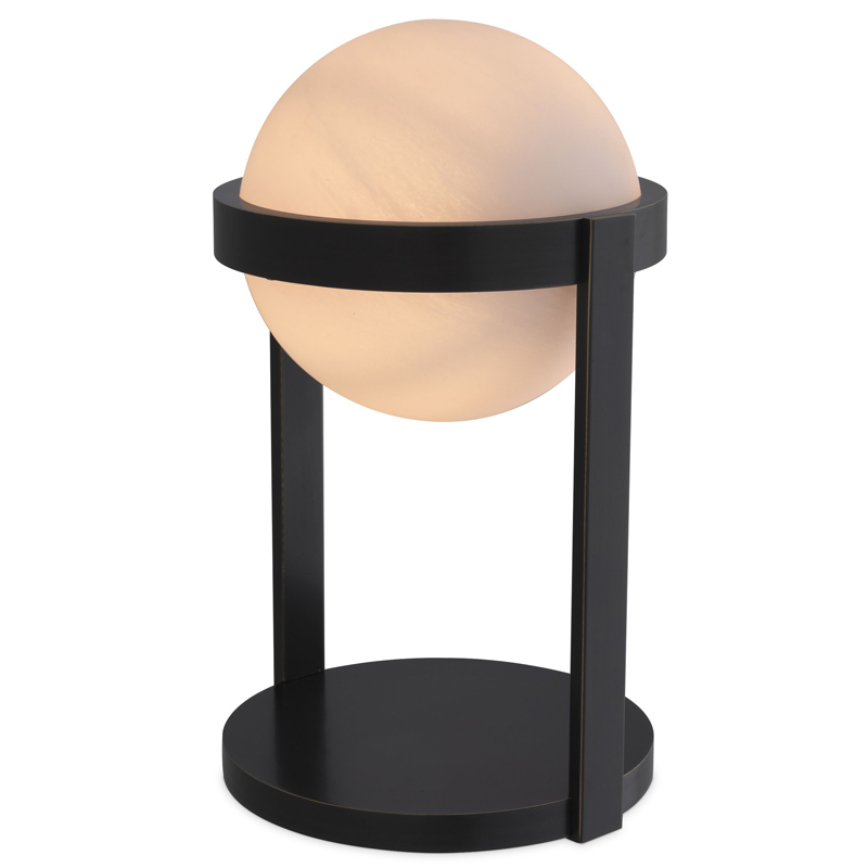 Настольная лампа Eichholtz Table Lamp Hayward Bronze Темная бронза Белое матовое стекло Настольная лампа Eichholtz Table Lamp Hayward Bronze Темная бронза Белое матовое стекло в Орле | Loft Concept