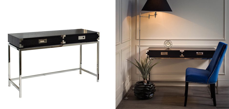 Рабочий стол Black Grace Desk Рабочий стол Black Grace Desk - Loft-Concept в Орле