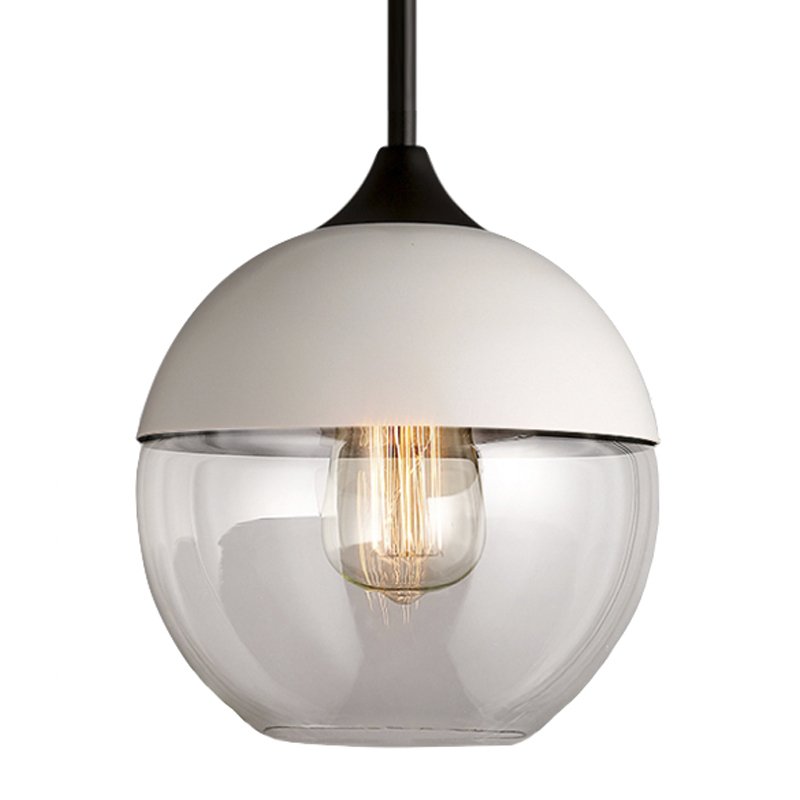 Подвесной светильник Hanglamp zwart glas White III Белый Прозрачное Стекло Подвесной светильник Hanglamp zwart glas White III Белый Прозрачное Стекло в Орле | Loft Concept