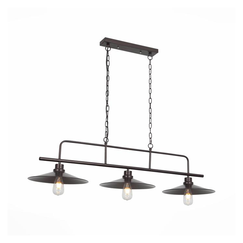 Люстра металлическая Metal chandelier techno Коричневый Люстра металлическая Metal chandelier techno Коричневый в Орле | Loft Concept