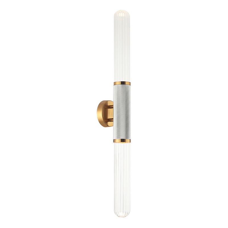 Бра Grover Chrome Transparent Wall Lamp Прозрачное Стекло Хром Глянцевое золото Бра Grover Chrome Transparent Wall Lamp Прозрачное Стекло Хром Глянцевое золото в Орле | Loft Concept