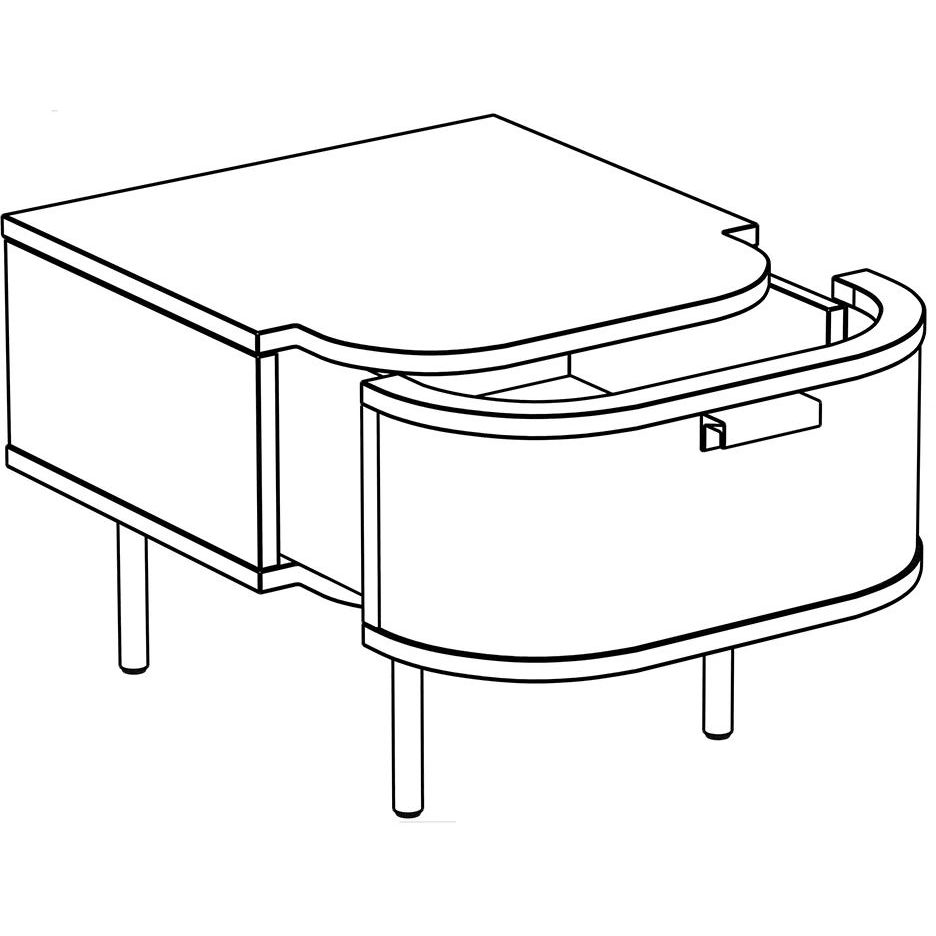 Тумба Ankio bedside table Тумба Ankio bedside table в Орле
