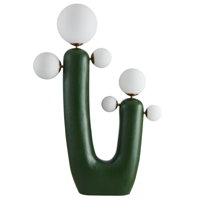 Торшер Oo Flor Lamp Green Белое матовое стекло Зеленый Торшер Oo Flor Lamp Green Белое матовое стекло Зеленый в Орле | Loft Concept