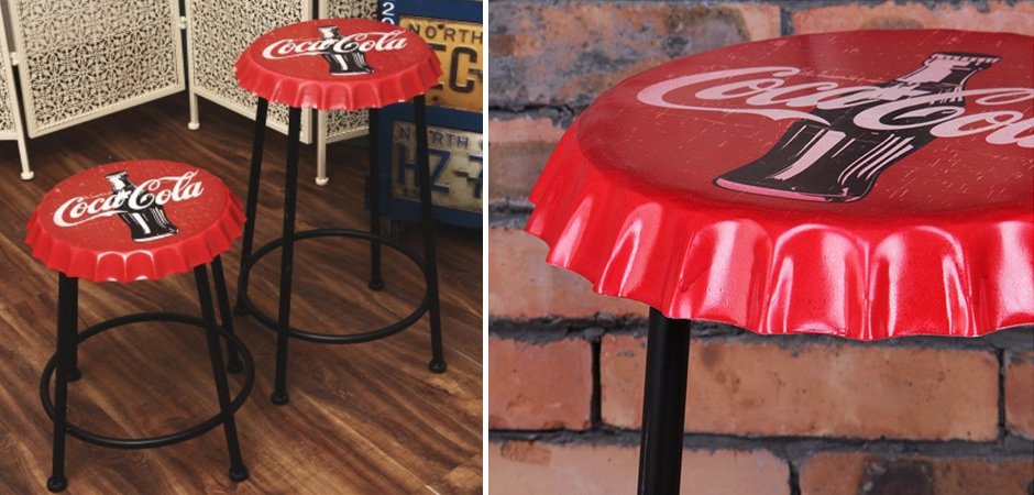 Стул Bottle Cap Coca & Cola Стул Bottle Cap Coca & Cola - Loft-Concept в Орле