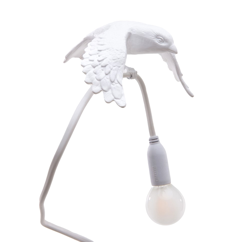 Настольная лампа Seletti Sparrow Taking Off Белый Настольная лампа Seletti Sparrow Taking Off Белый в Орле | Loft Concept