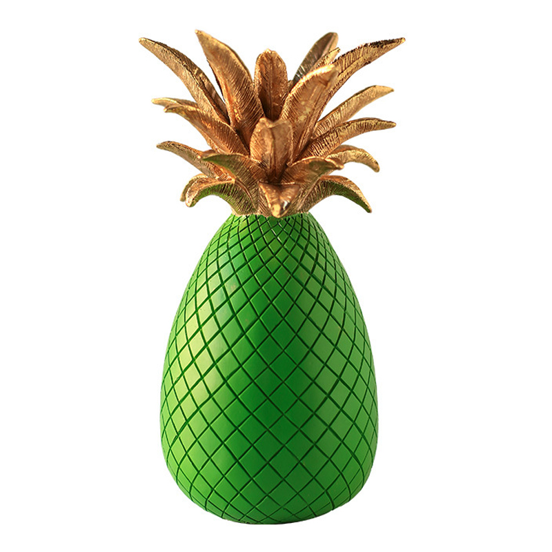 Статуэтка Gold and Green Pineapple Зеленый Золотой в Орле | Loft Concept 