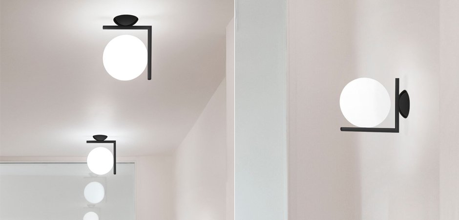 Бра Flos IC Lights C/W Black - Loft-Concept в Орле