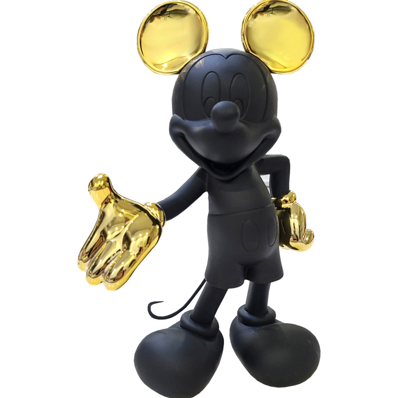Статуэтка Mickey Mouse statuette black Черный Глянцевое золото Статуэтка Mickey Mouse statuette black Черный Глянцевое золото в Орле | Loft Concept