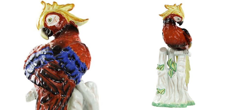 Статуэтка Porcelain Red Parrot Статуэтка Porcelain Red Parrot - Loft-Concept в Орле