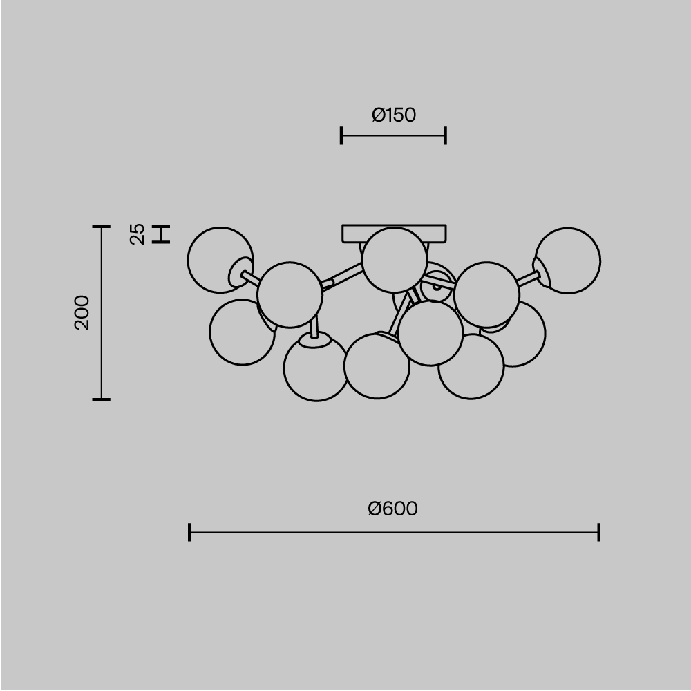 Потолочный светильник Dallas G9 в Орле
