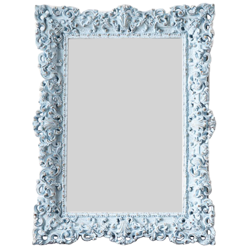 Зеркало Leeuw Mirror Pastel Blue Винтажный голубой Зеркало Leeuw Mirror Pastel Blue Винтажный голубой в Орле | Loft Concept
