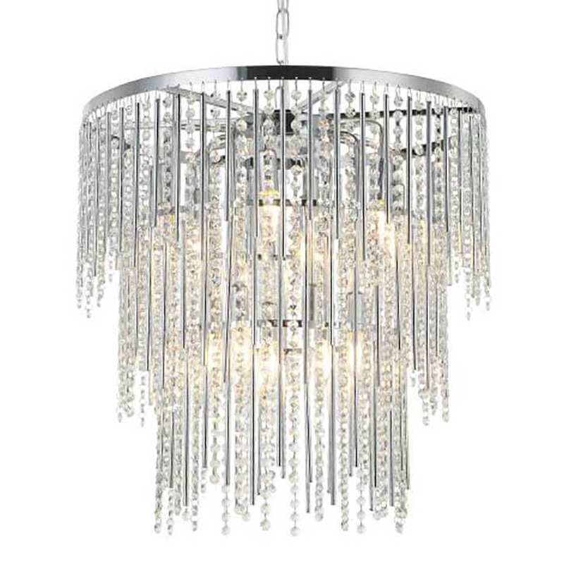 Люстра Crystal Wind Chimes Chrome Chandelier Хром Прозрачный Люстра Crystal Wind Chimes Chrome Chandelier Хром Прозрачный в Орле | Loft Concept