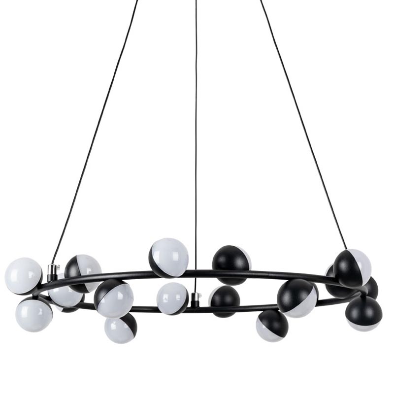 Люстра Vilelme Chandelier black 50 Черный Люстра Vilelme Chandelier black 50 Черный в Орле | Loft Concept